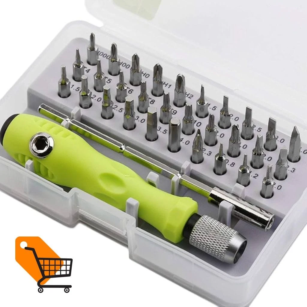 32 In 1 Multipurpose Precision Magnetic Screwdriver Set With Extension Rod