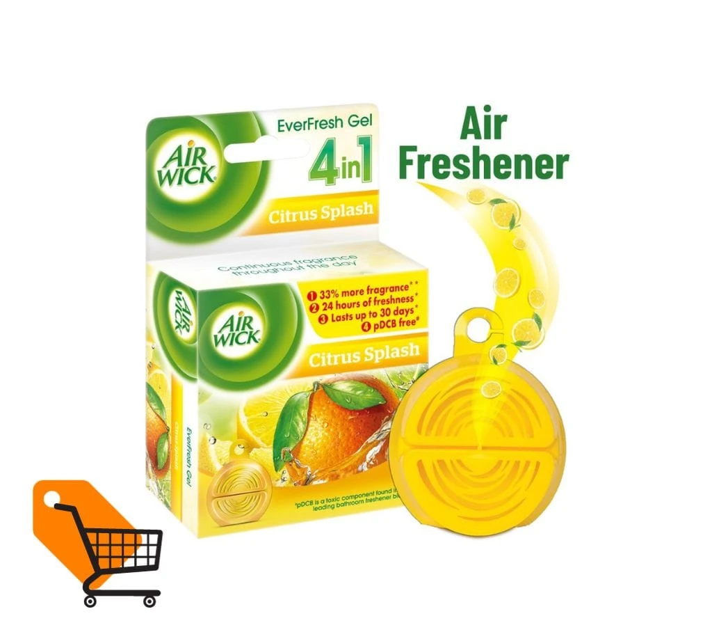 Air Wick Everfresh 4 in 1 Freshener Gel Citrus Splash 50 gm