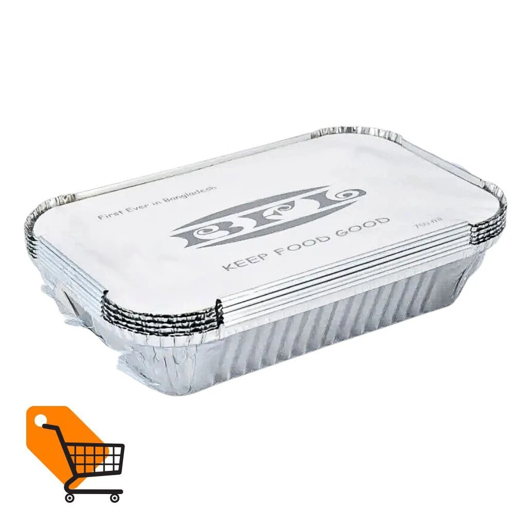 BFL Aluminium Foil Container Box 750ml 6 Pcs Pack
