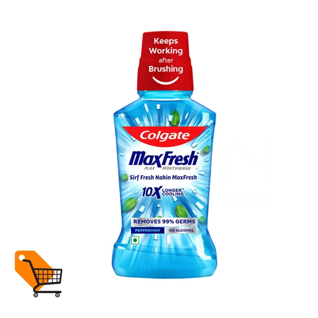 Colgate Plax MaxFresh Peppermint Mouthwash 500ml