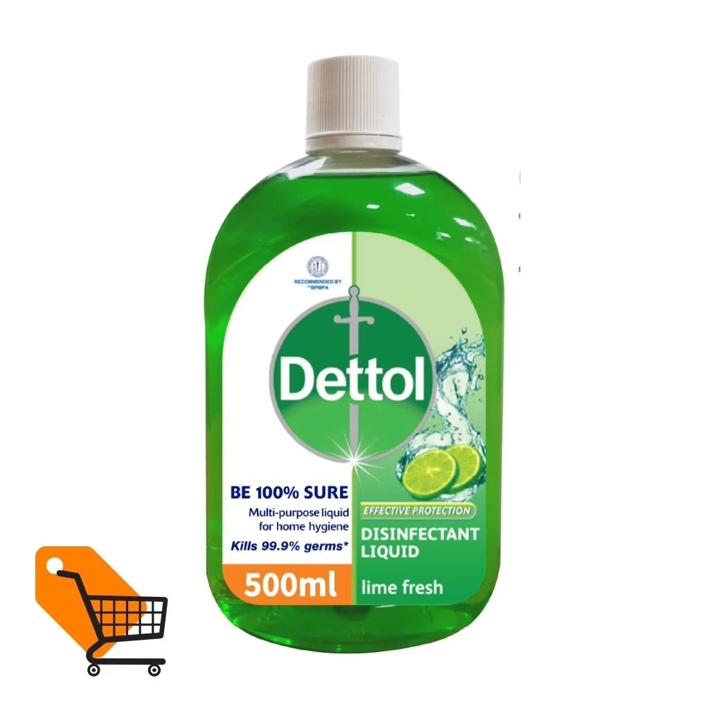 Dettol Multi-Purpose Disinfectant Liquid Lime Fresh 500 ml