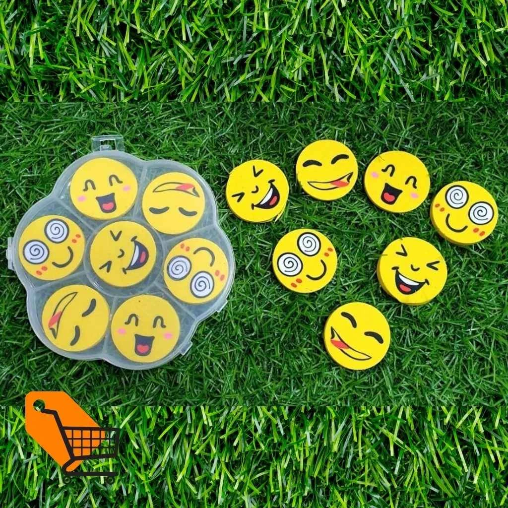 Emoji Erasers Pack of 7