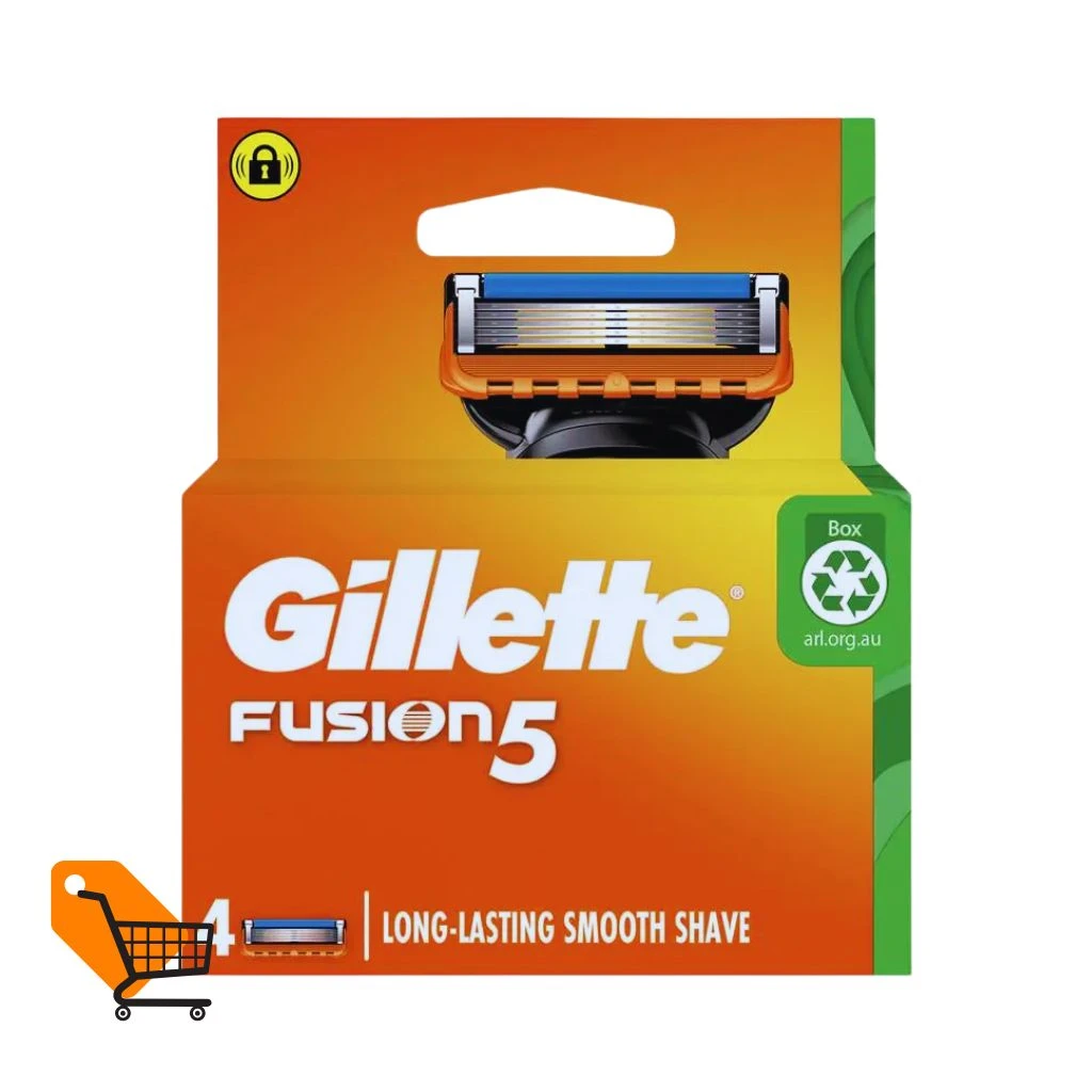 Gillette Fusion5 Razor Blades 4 Cartridges