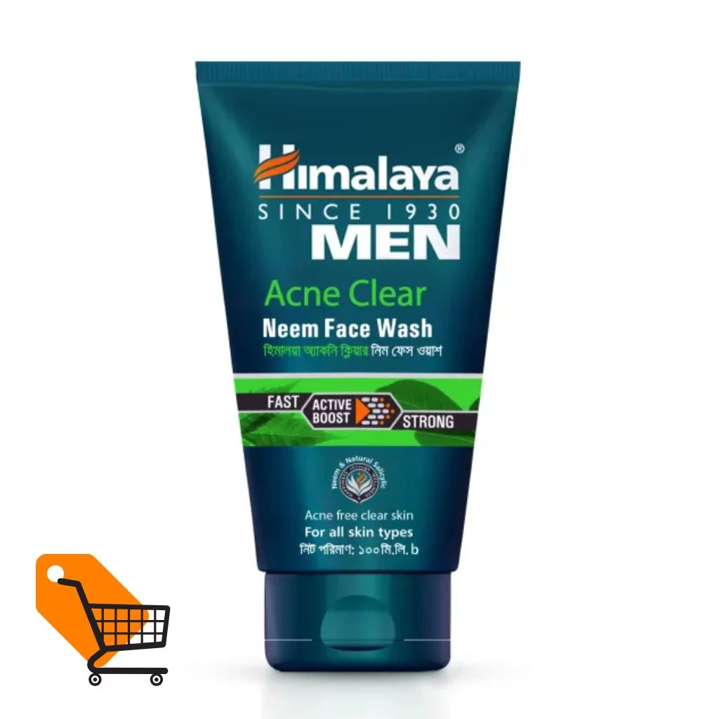 Himalaya Men Acne Clear Neem Face Wash 100ml