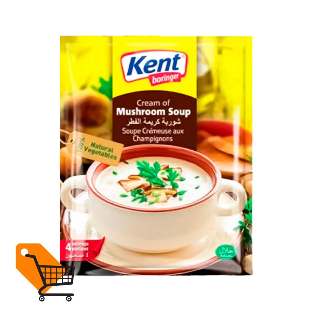 Kent Boringer Cream Of Mushroom Soup 68g