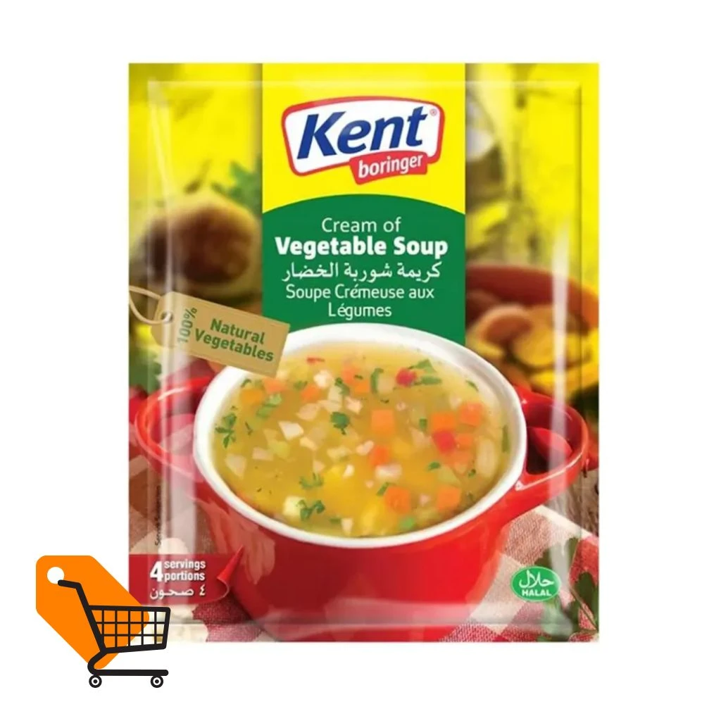 Kent Boringer Cream Of Vegetable Soup 68g