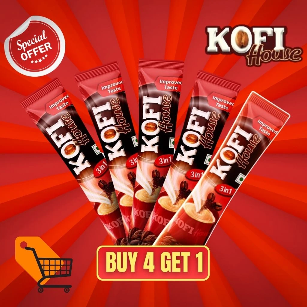 Kofi House 3in1 Instant coffee 14g (Buy 4 Get 1 Free)