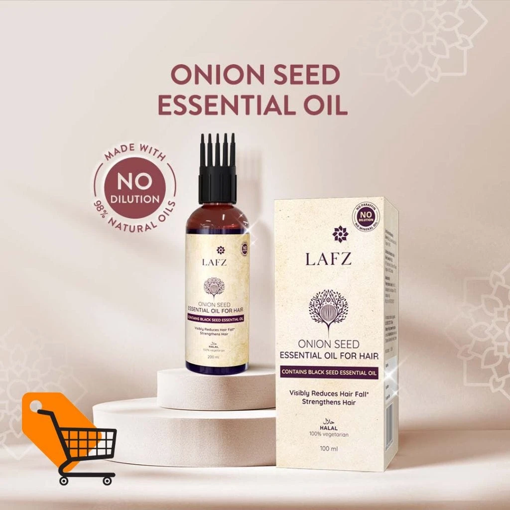 LAFZ Onion Seed Essential Oil for Hair 100ml