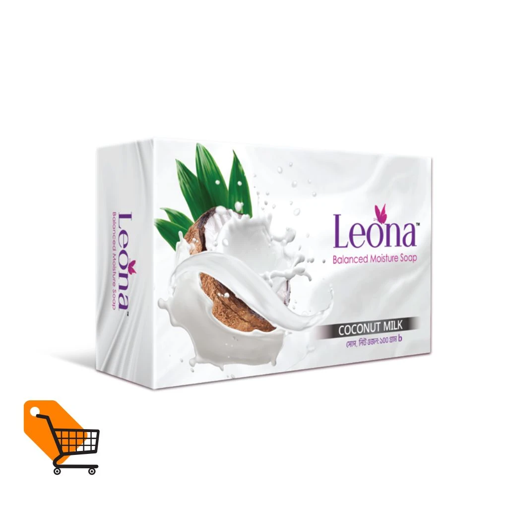 Leona Balanced Moisture Soap With Coconut Milk 100g