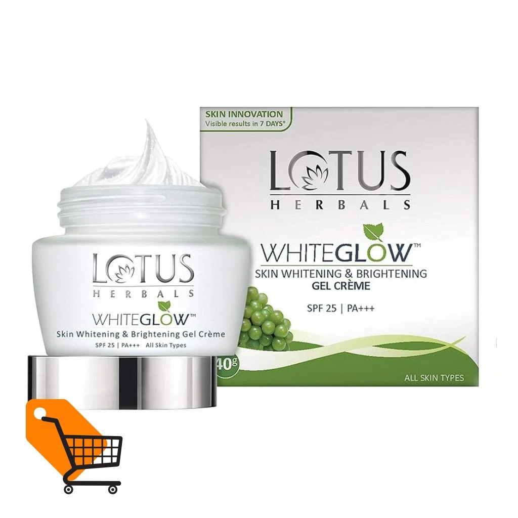 Lotus Herbals Whiteglow Skin Whitening & Brightening Gel Cream 35g