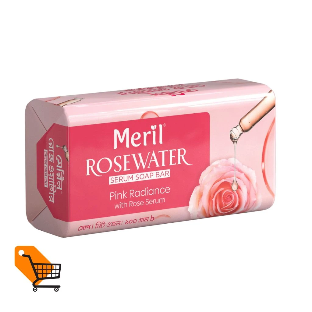 Meril Rosewater Serum Soap Bar 100 gm