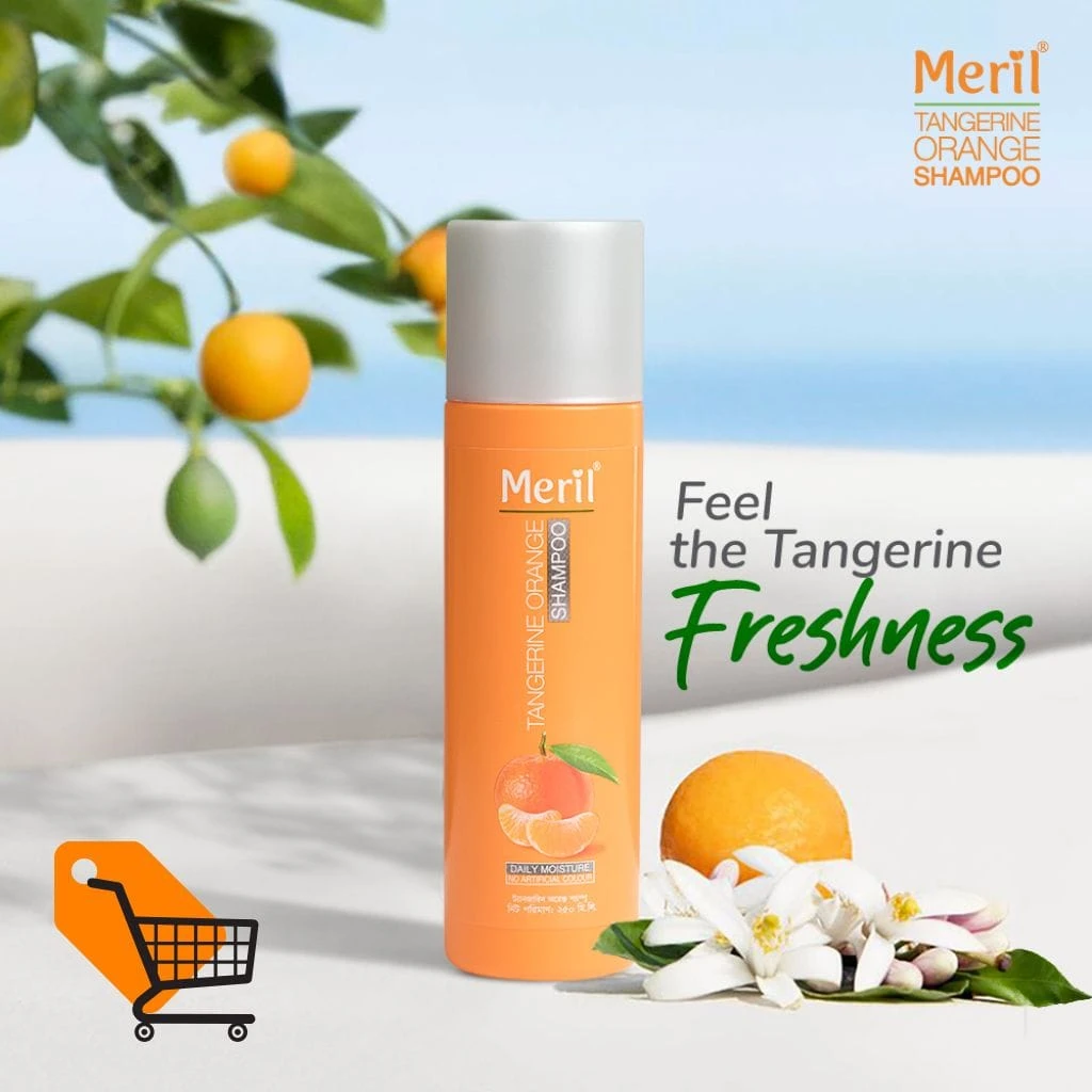 Meril Tangerine Orange Shampoo 250ml
