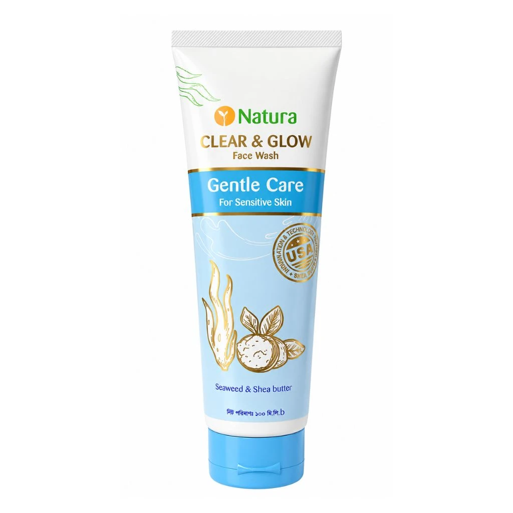 Natura Clear & Glow Gentle Care Face Wash 100ml