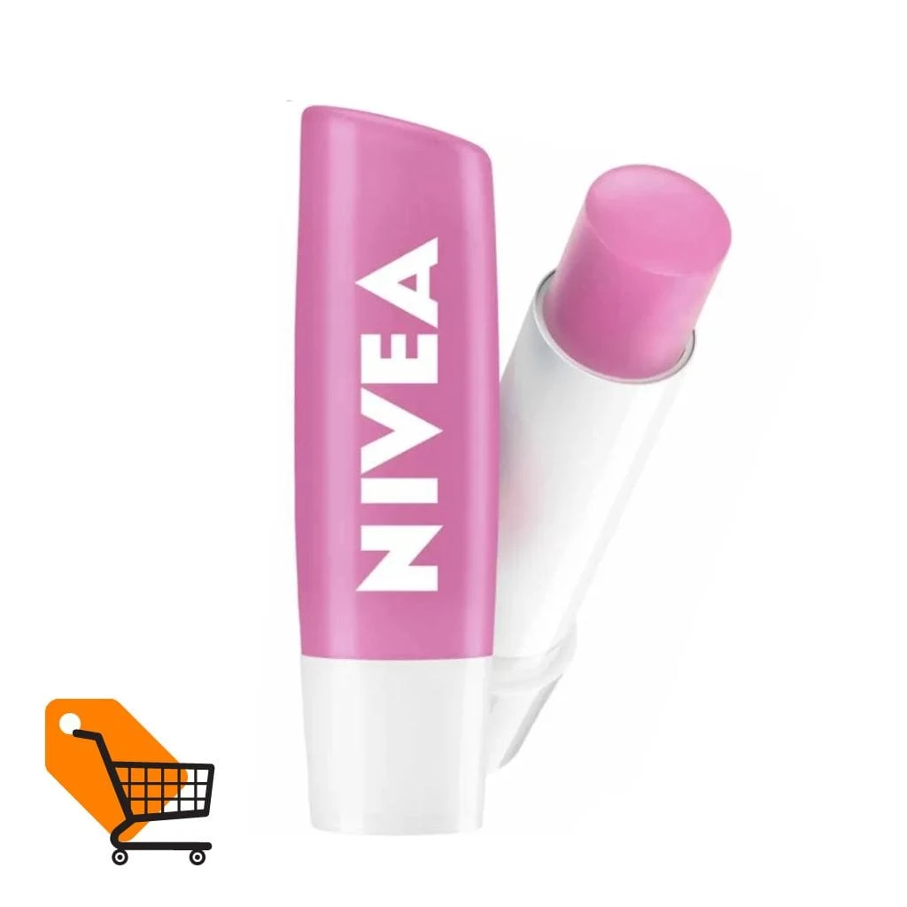 NIVEA Caring Lip Balm Soft Rose 4.8gm