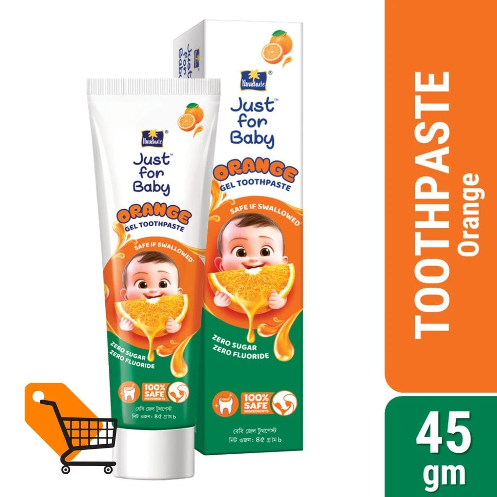 Parachute Just for Baby - Baby Gel Toothpaste 45g (Orange)