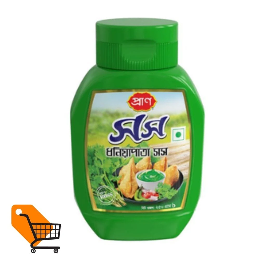 Pran Coriander Sauce Plastic Jar 250g