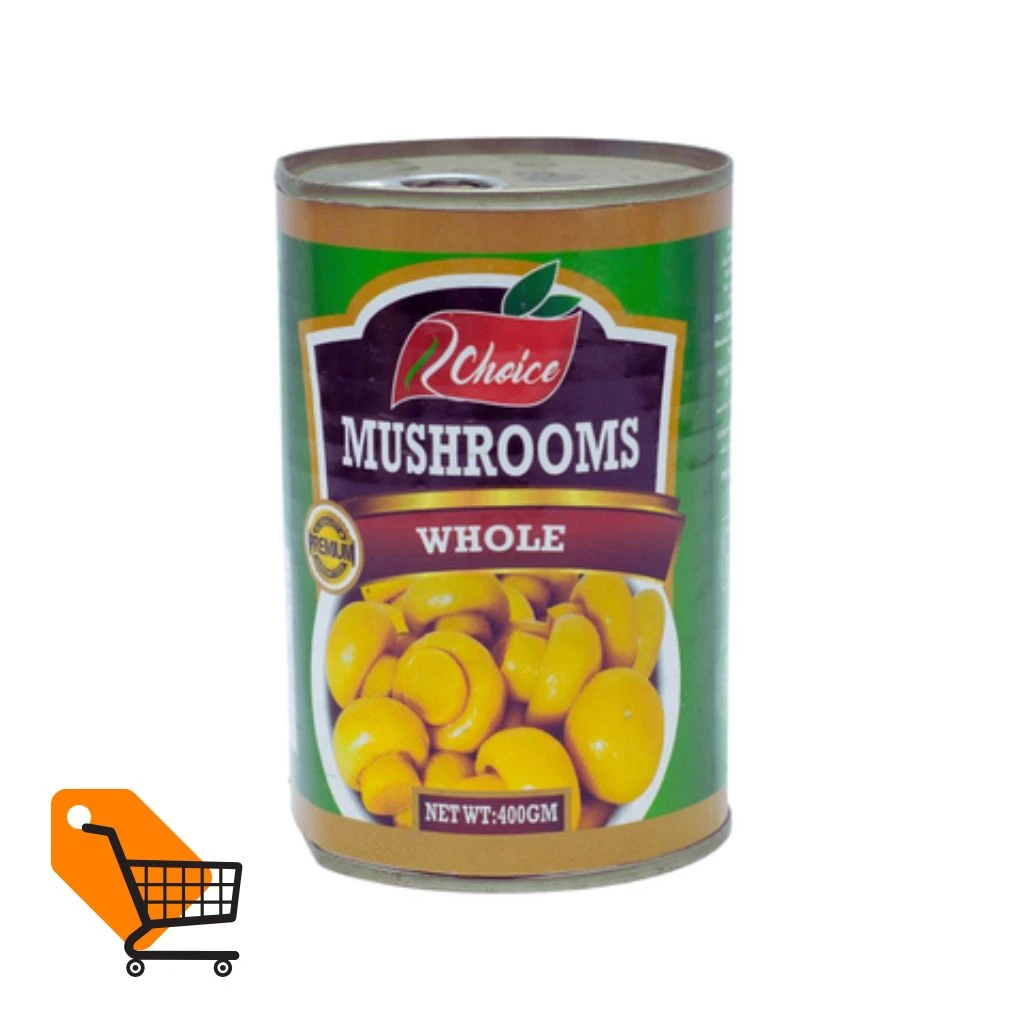 R Choice Mushrooms Whole 400g