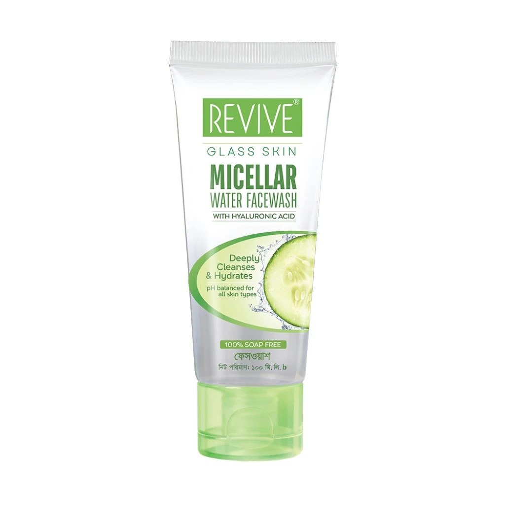 Revive Glass Skin Micellar Water Face Wash 100 ml