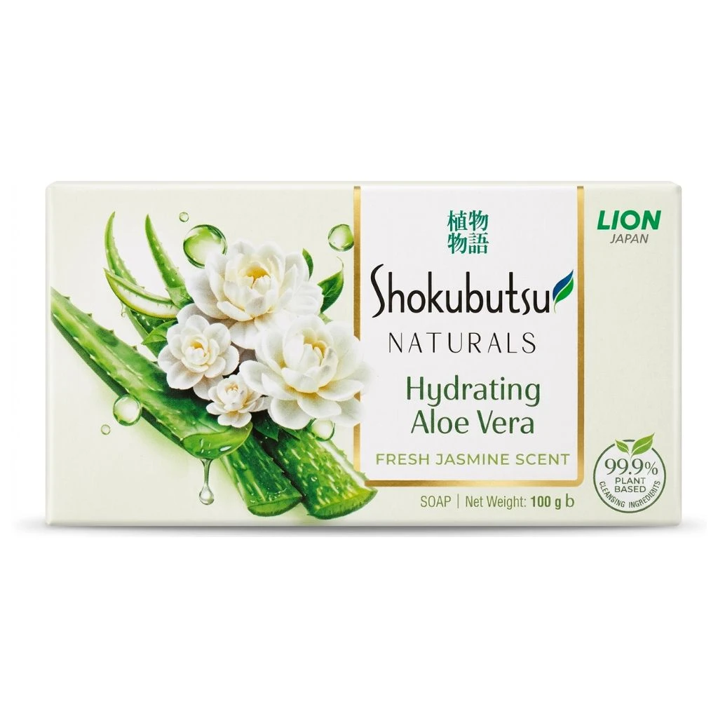 Shokubutsu Naturals Hydrating Aloe Vera Soap 100g