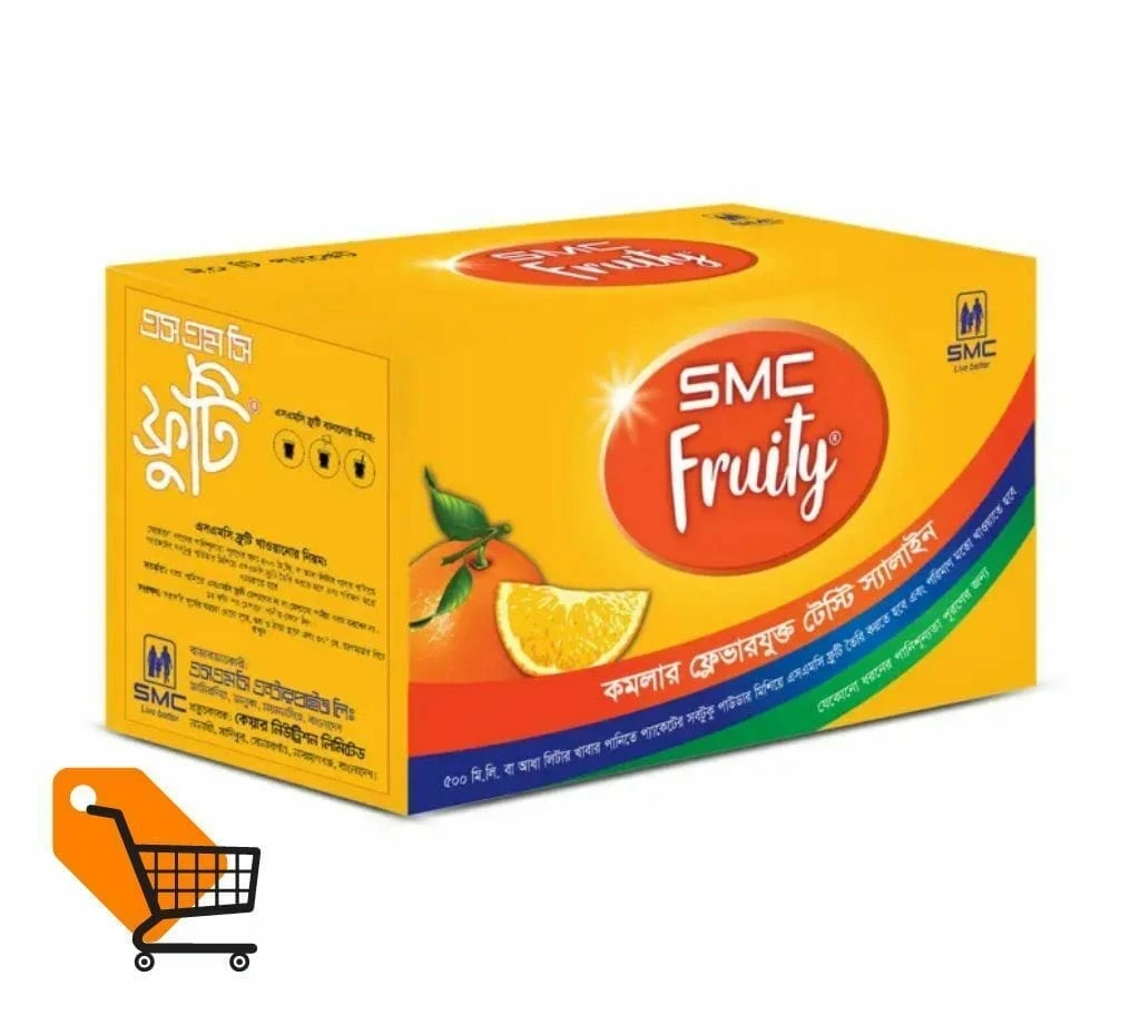 SMC Fruity Orange Flavor Tasty Saline 1 box (20 Sachets)