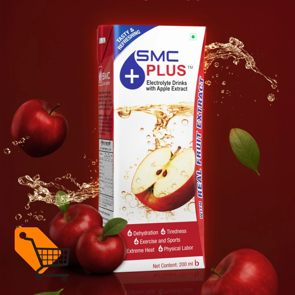 SMC PLUS Apple Flavor Electrolyte Drink 200ml