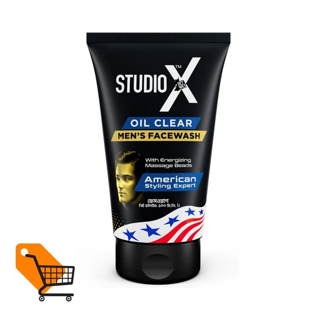 Studio X Oil Clear Men's Face Wash 100 ml